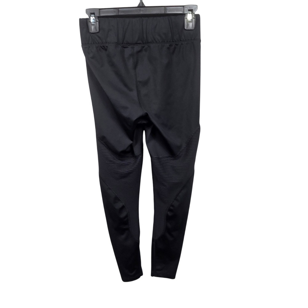 Nike AeroAdapt Moto Training Leggings Black Ribbed Panels Womens L